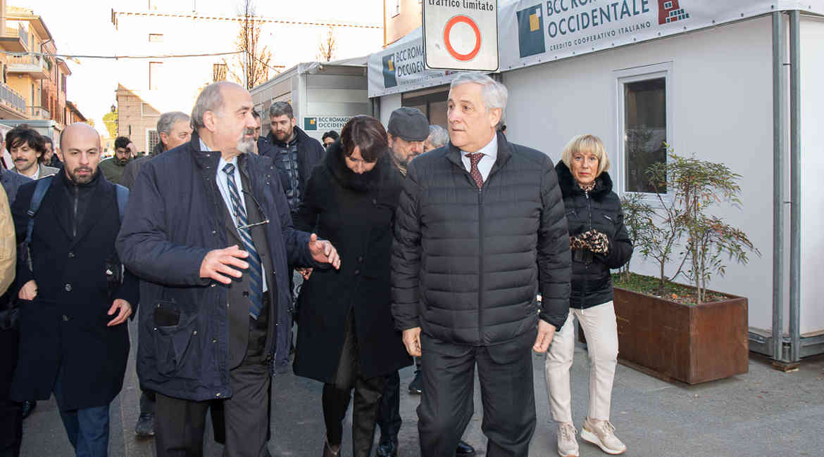 Ministri Tajani Bernini Visita